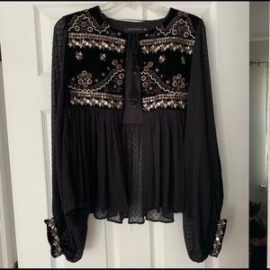 Zara chiffon blouse